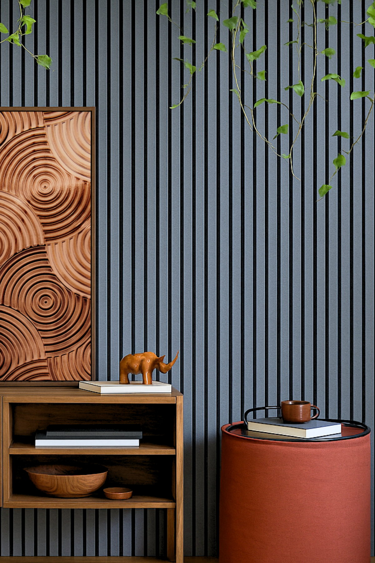 ANTRASİT Akustik Panel 100 x 280 CM - Dekoryap