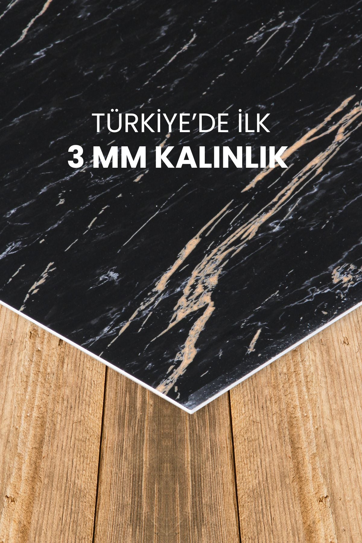 ROYAL GOLD LUXURY Düz Beyaz Kare Pvc Duvar Paneli