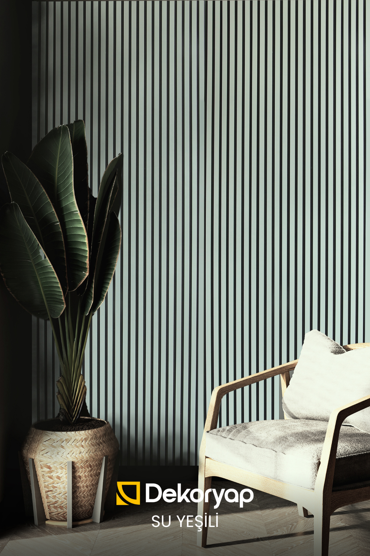 SU YEŞİLİ Akustik Panel 100 x 280 CM