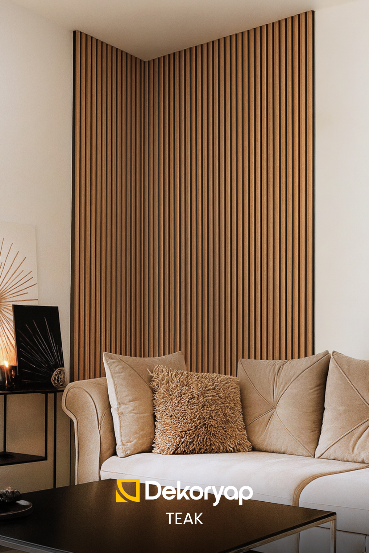 TEAK Akustik Panel 100 x 280 CM