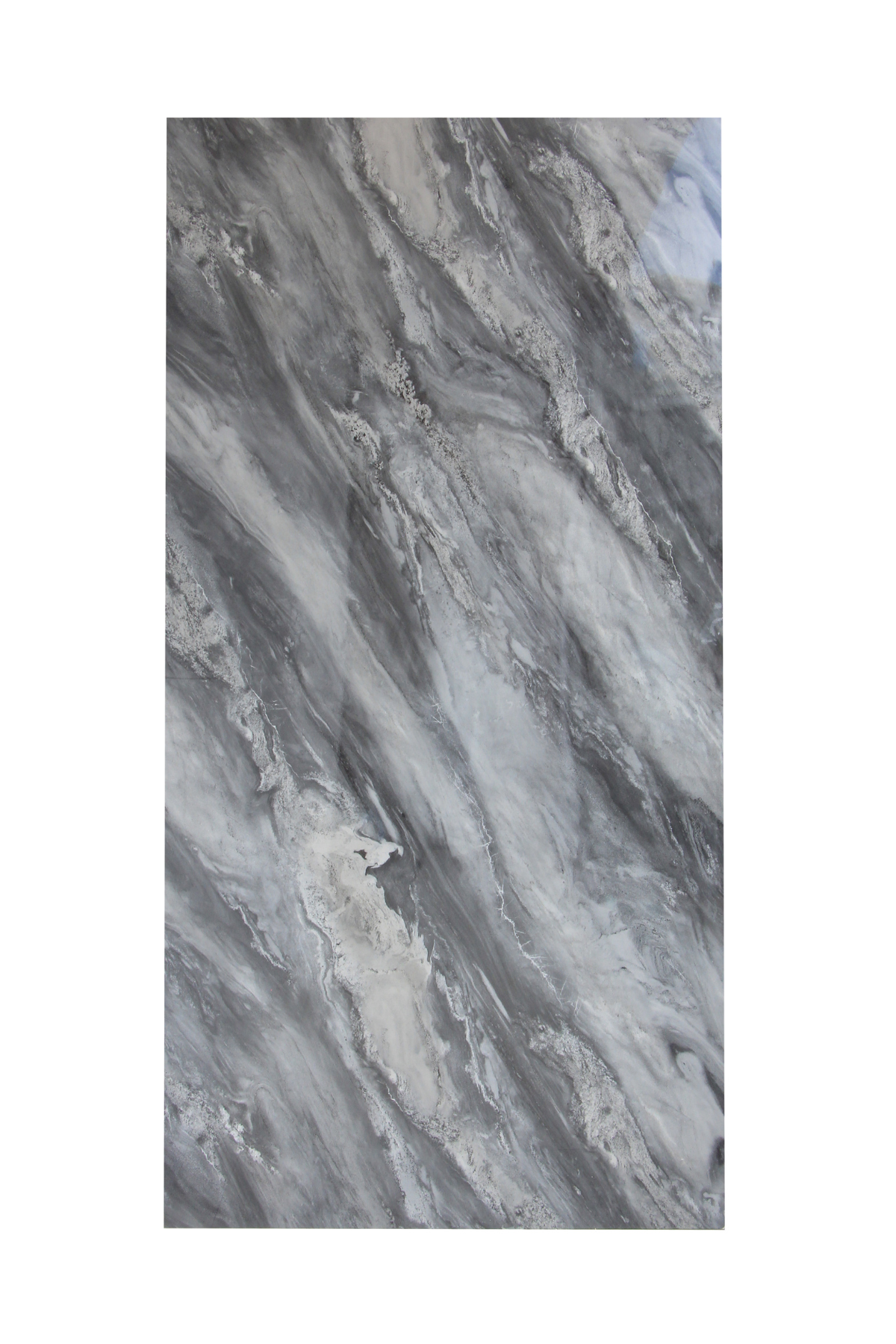 BLACK GRAY NARSO Mermer Desenli PVC Panel 122 x 244 CM - Dekoryap