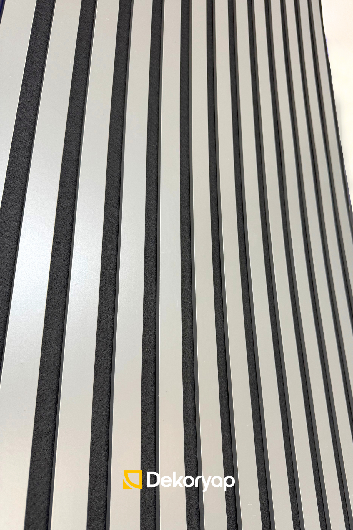 Buz Gri Premium Akustik Panel 60 x 280 CM