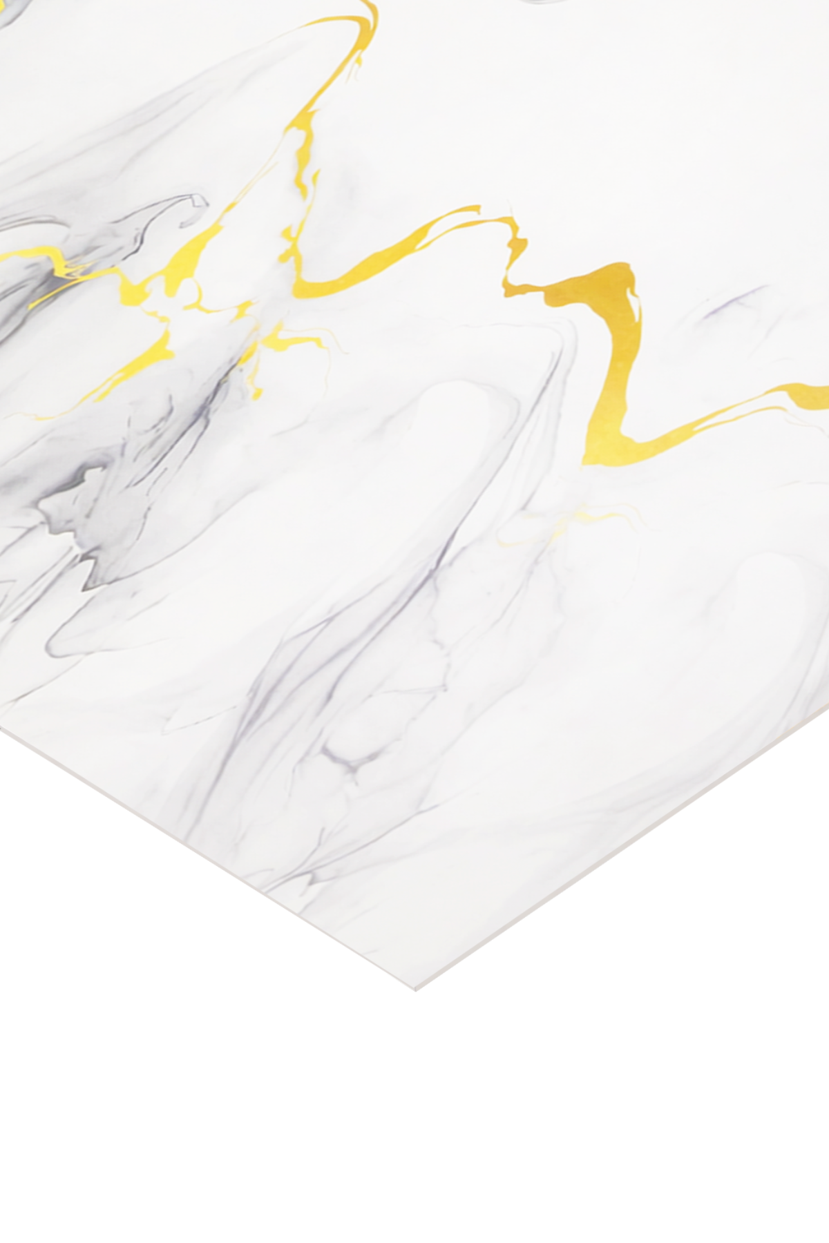 Beyaz Gold Mermer Desenli PVC Panel 122 x 244 CM Dekoryap