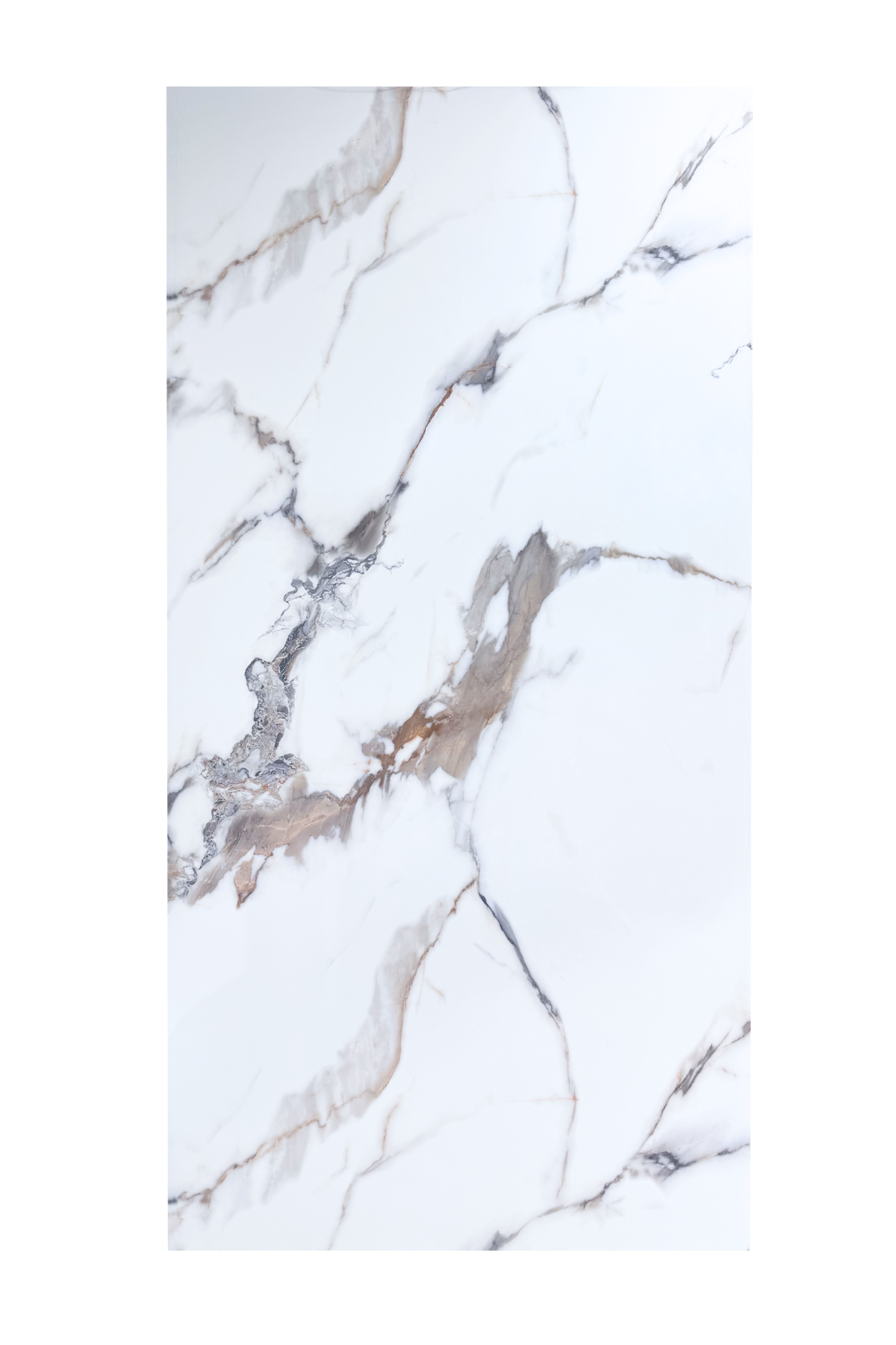 DEKORYAP CALACATTA BEYAZ MERMER DESENLİ PVC PANEL 122 x 244 CM