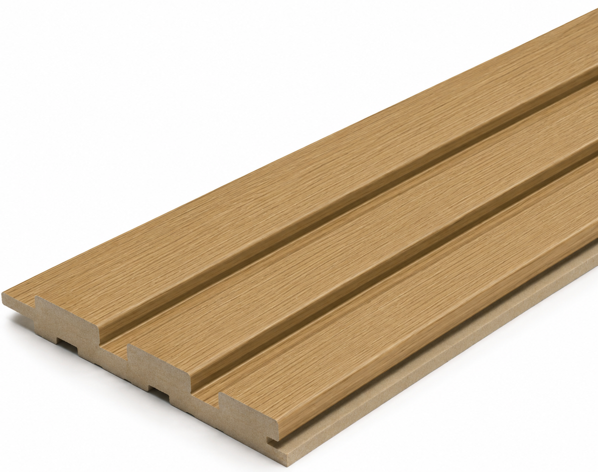 12X275CM MDF Lambri Teak