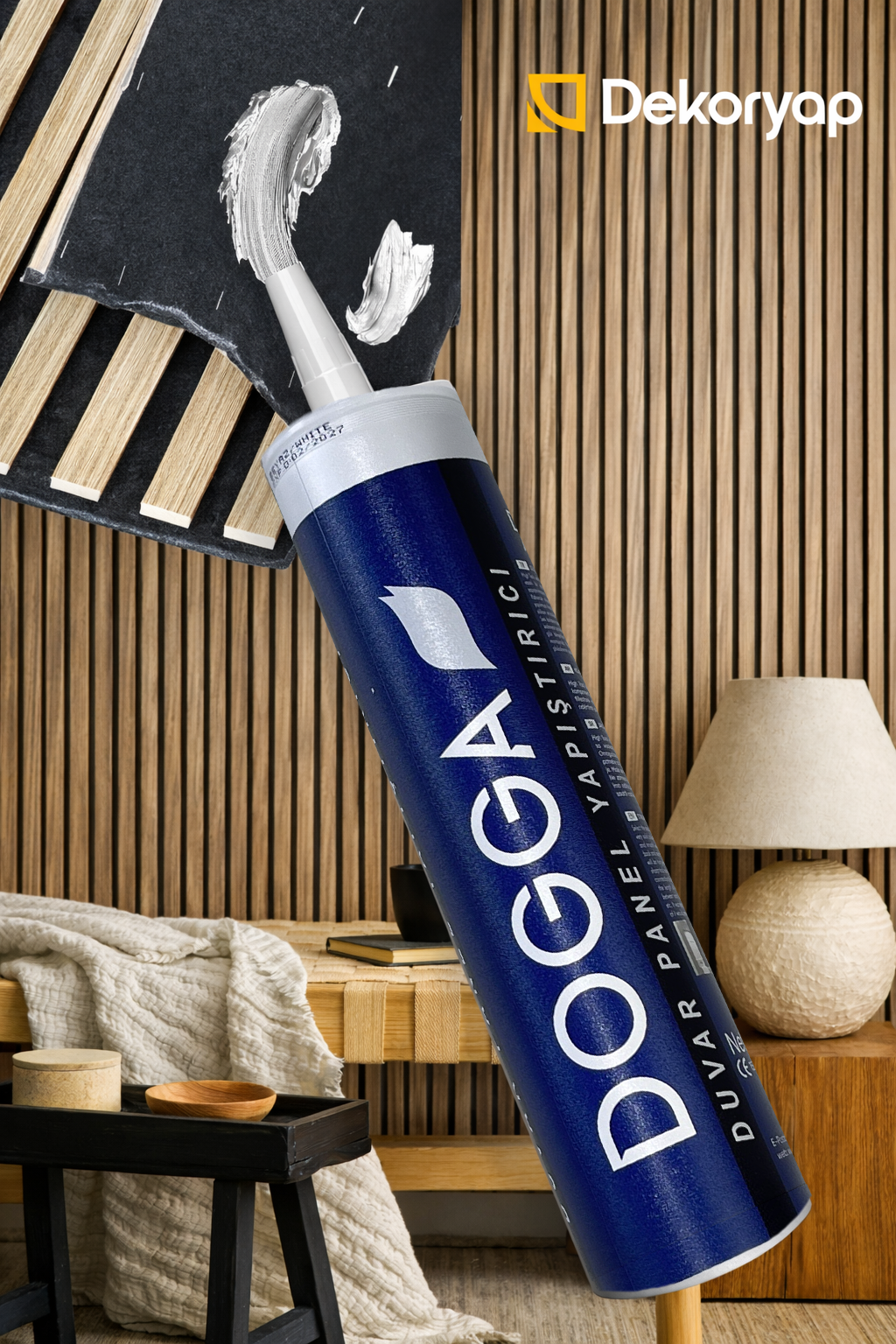 Dekoryap İZ Seal High Tack – Güçlü Hibrit Montaj Yapıştırıcısı