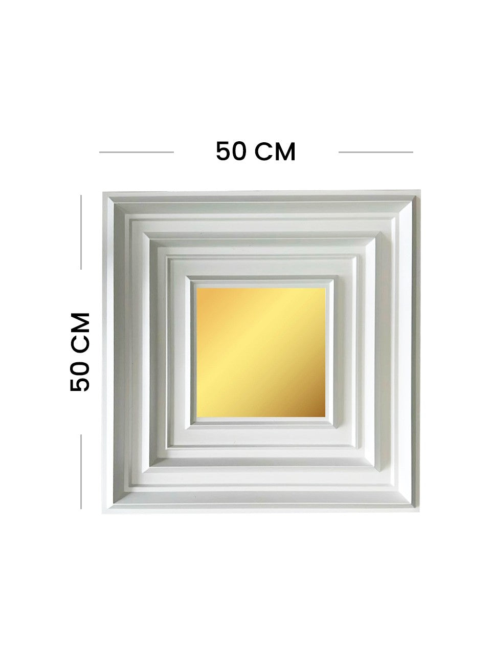Kare 3D Duvar Paneli 50 x 50 CM - Dekoryap