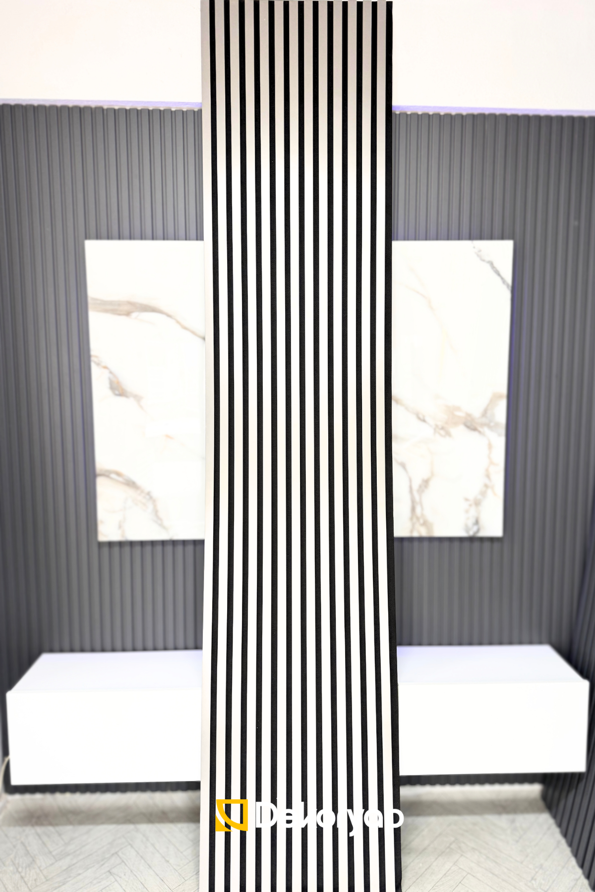 Krem Premium Akustik Panel 60 x 280 CM