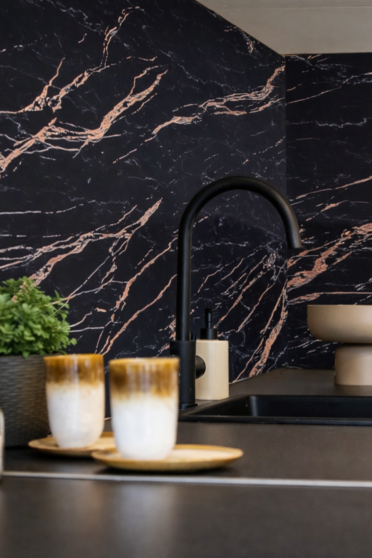 ROYAL GOLD LUXURY Mermer Desenli PVC Panel 122 x 244 CM - Dekoryap