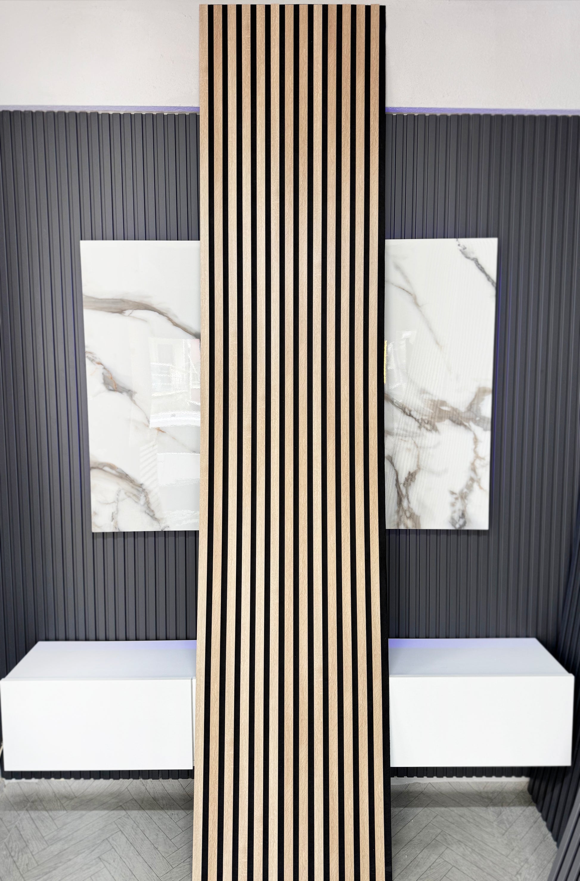 Dekoryap Premium&nbsp;Akustik Duvar Paneli Somon 60x275 cm