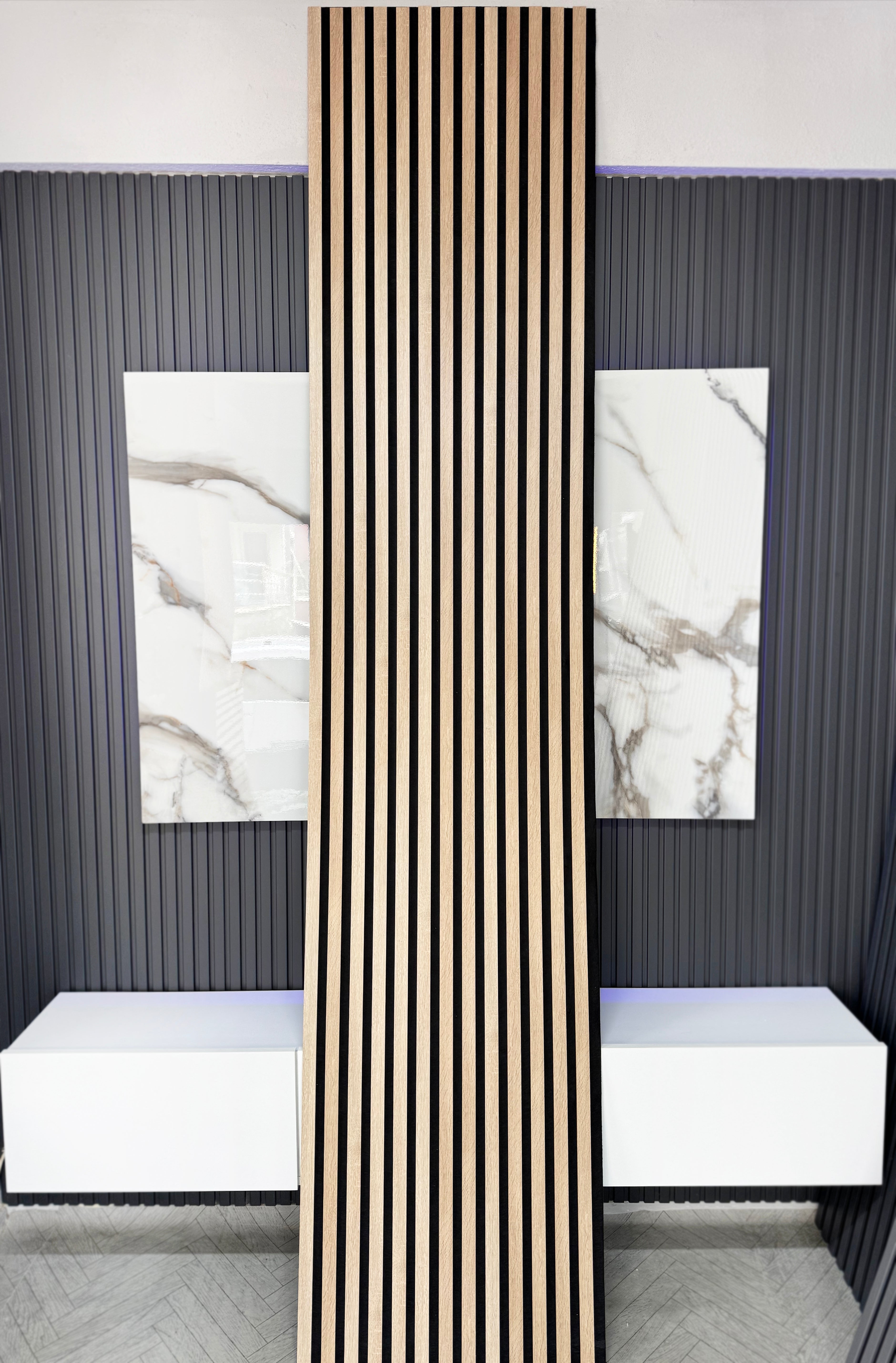Dekoryap Premium&nbsp;Akustik Duvar Paneli Somon 60x275 cm
