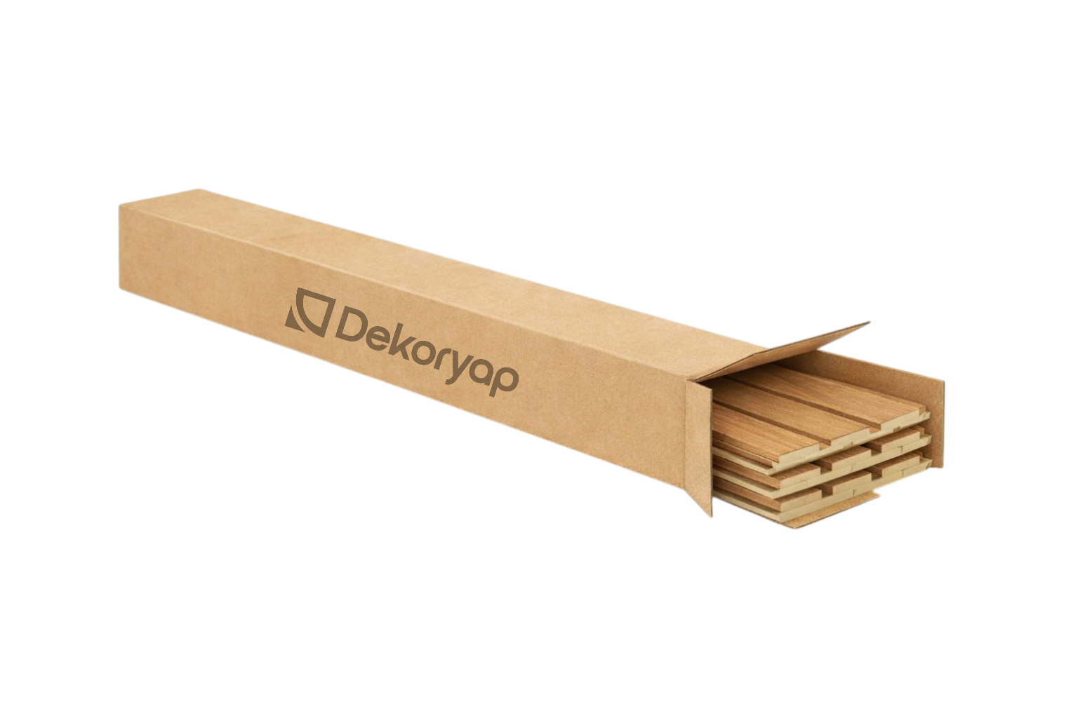 Dekoryap MDF Duvar Paneli TEAK Renk