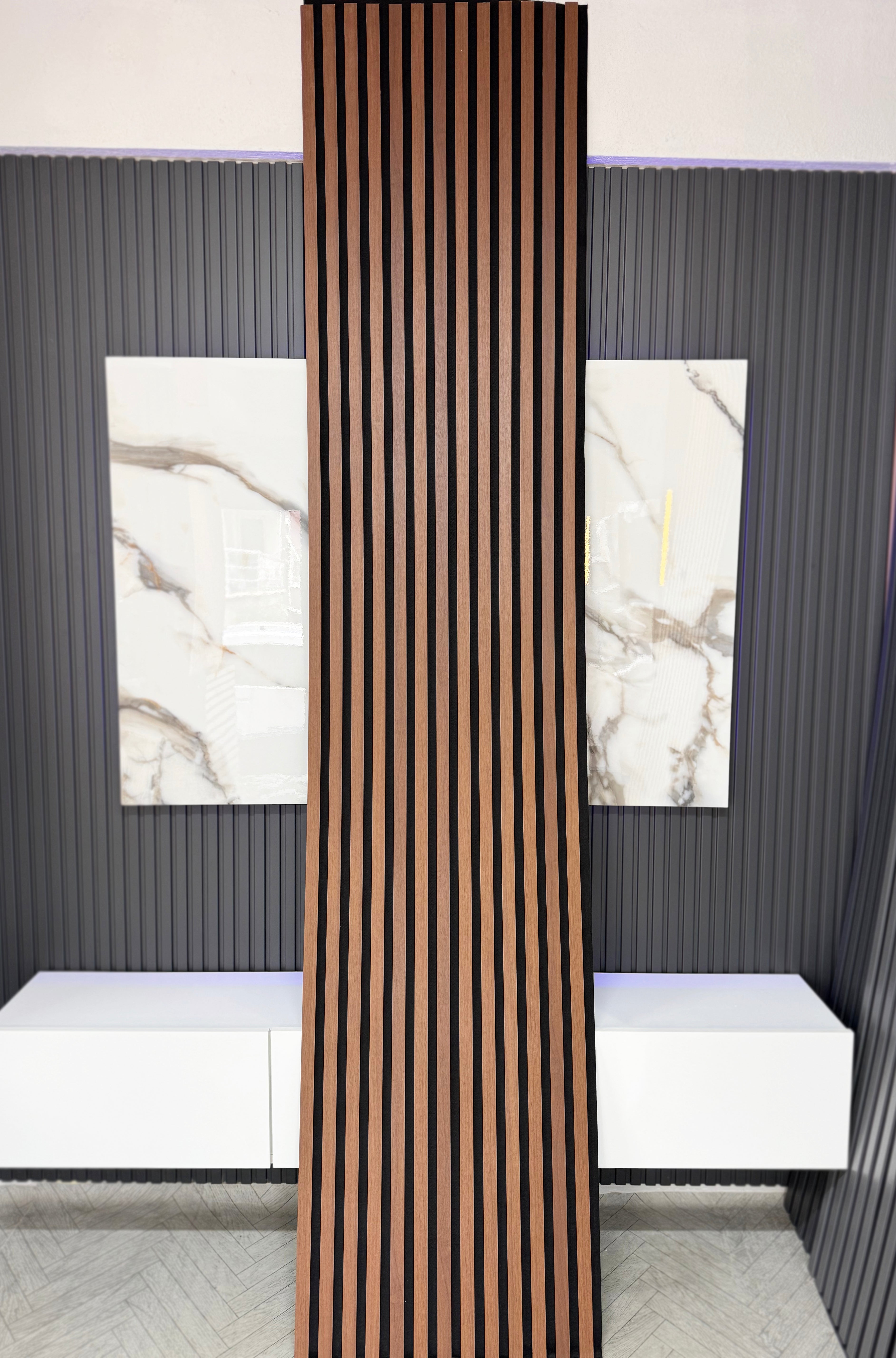 ceviz Akustik Panel 60 x 275 CM - Dekoryap