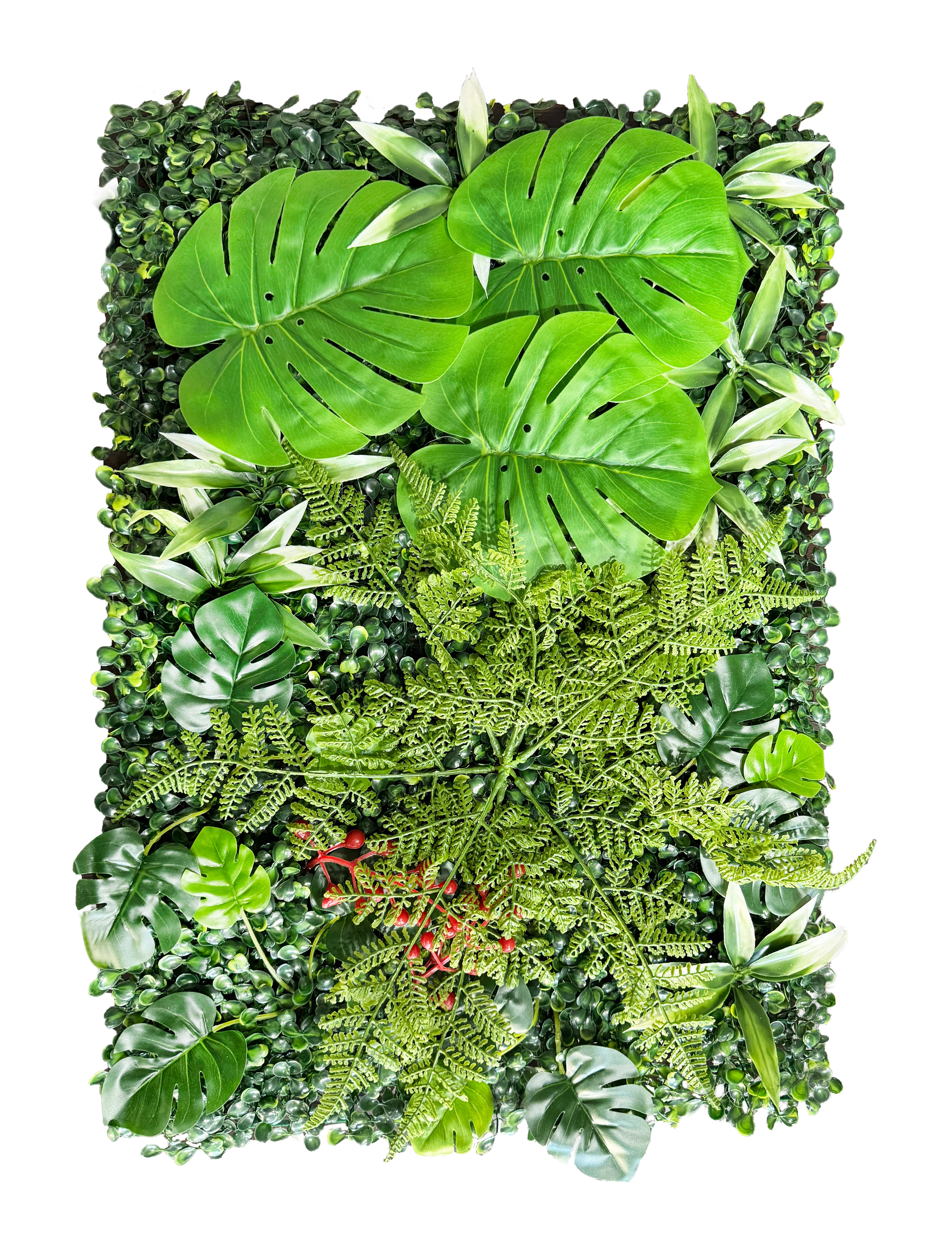 Çiçek Duvar Paneli Kırmızı Tomurcuklu 40X60 cm - Dekoryap