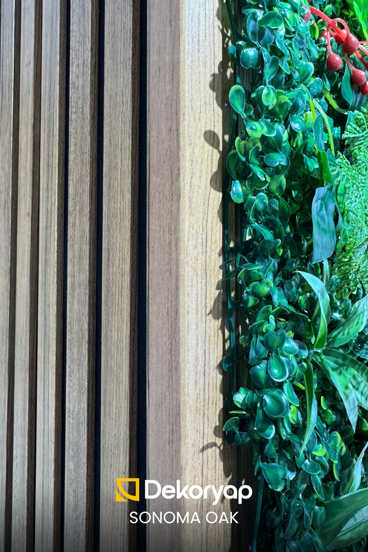 Dekoryap SONOMA OAK MDF Lambri Köşebent 2.4 × 2.4 × 275 CM