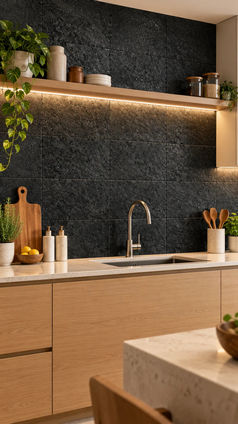 Obsidyen Mat Dokulu PVC Panel 40X30 CM