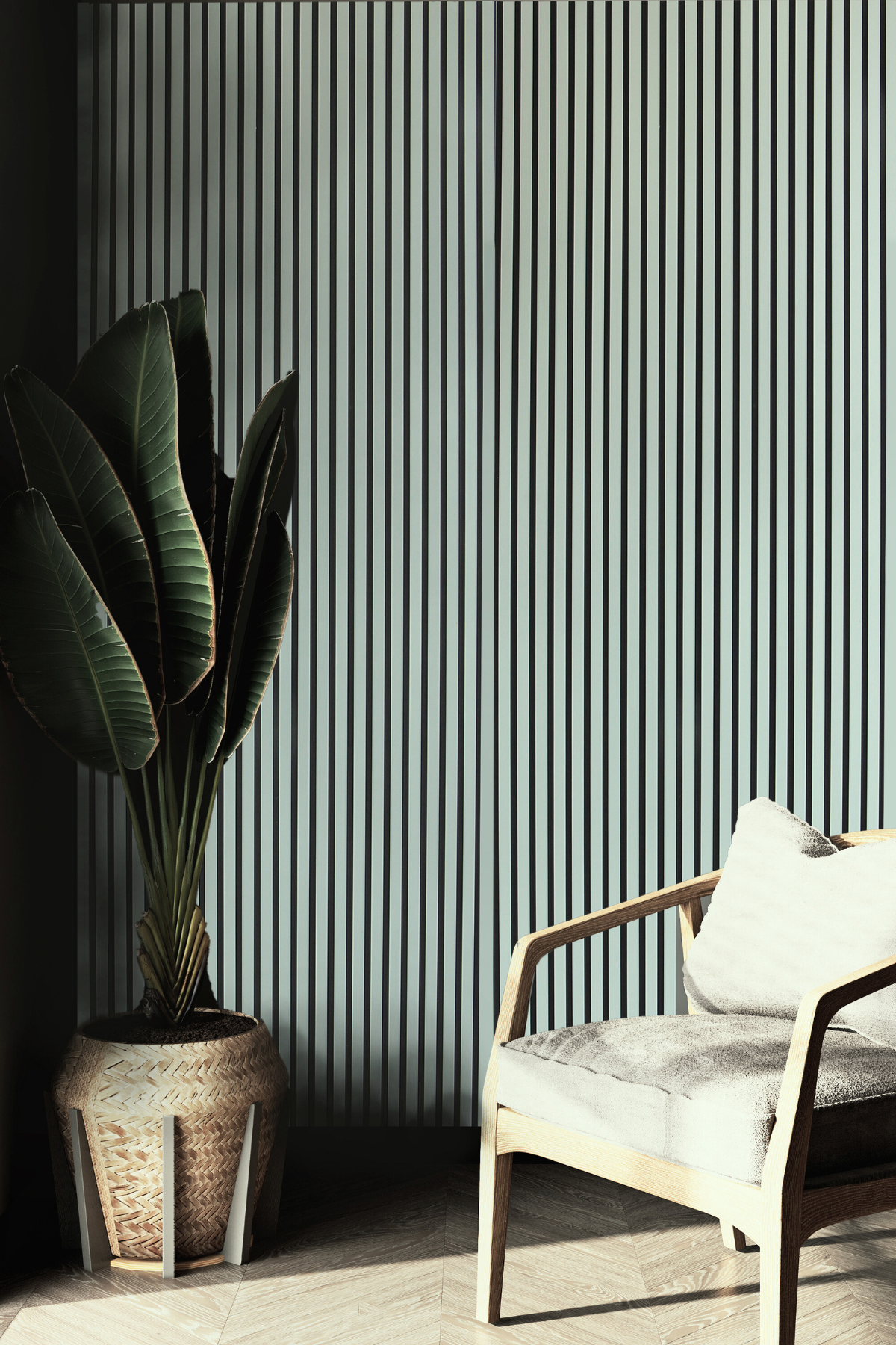 SU YEŞİLİ Akustik Panel 100 x 280 CM - Dekoryap