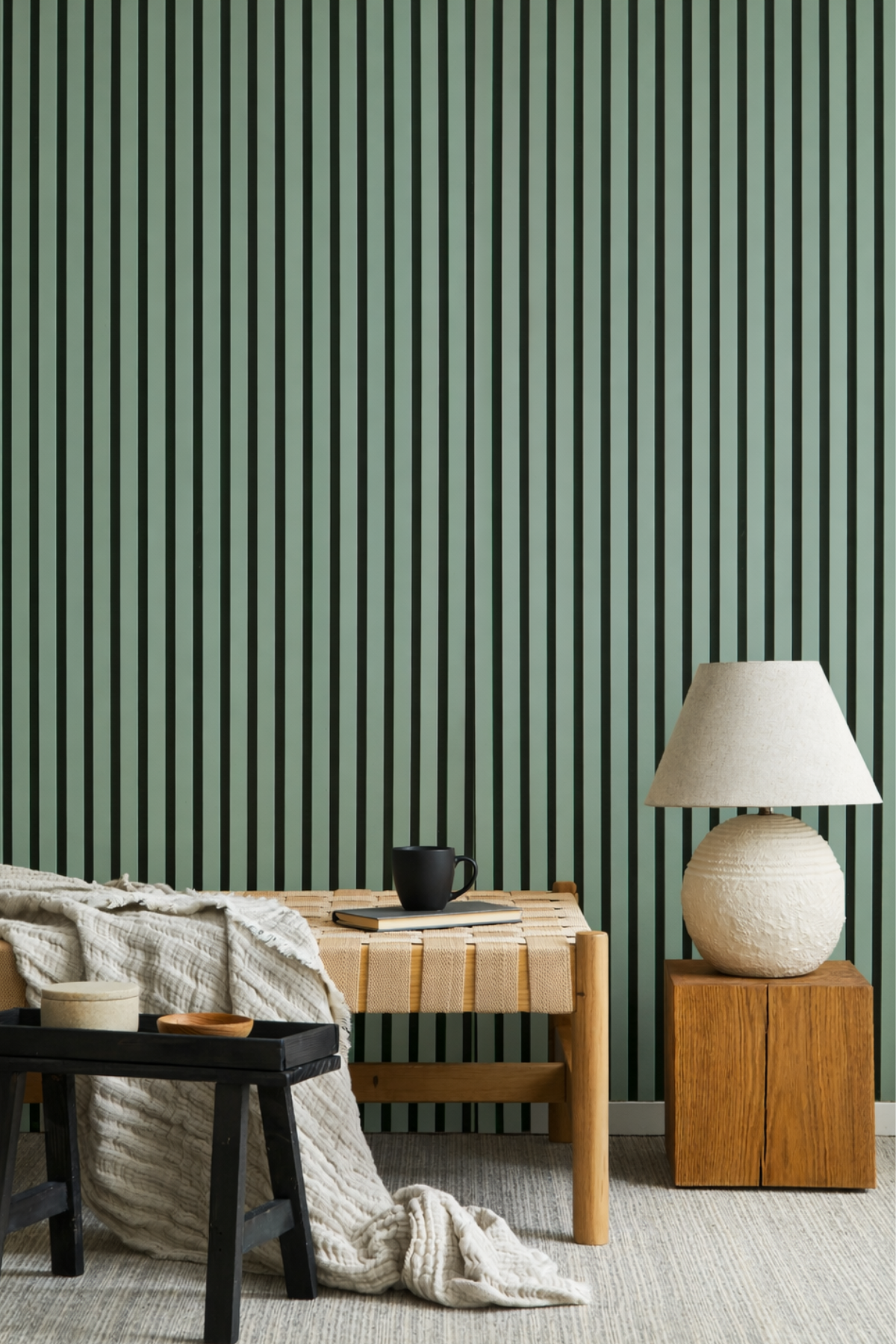 SU YEŞİLİ Akustik Panel 100 x 280 CM - Dekoryap